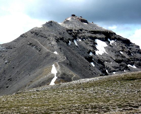 Cool view of the summit block - Moose Mountain