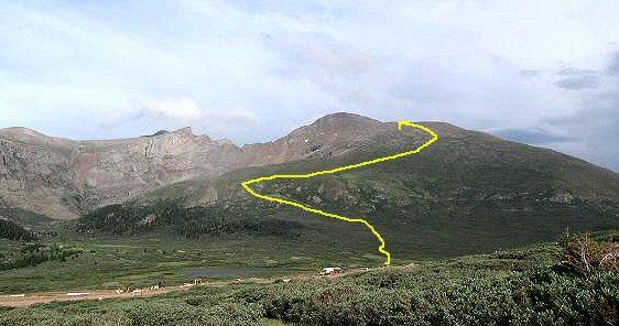 The whole route is easy to follow - Mt Bierstadt